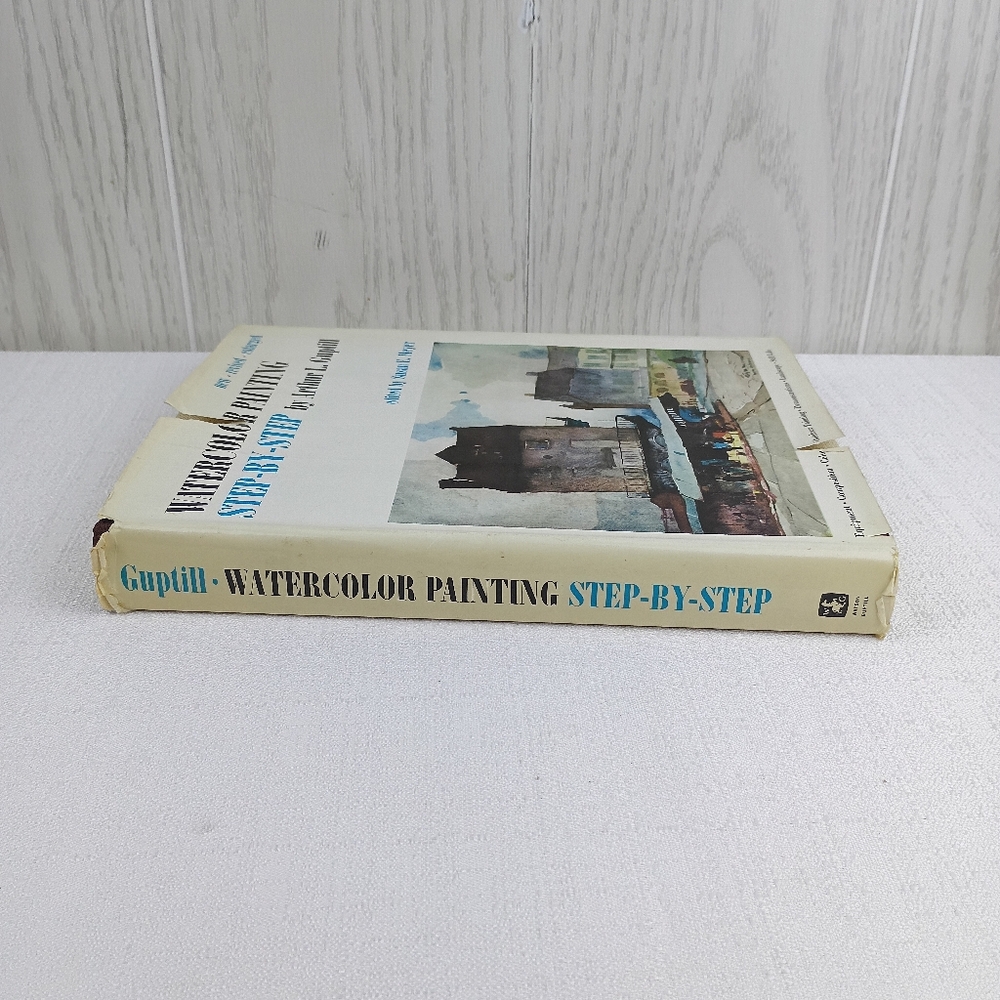 Watercolor Painting Step-by-Step by Arthur L. Guptill hard back book - Picture 3 of 12